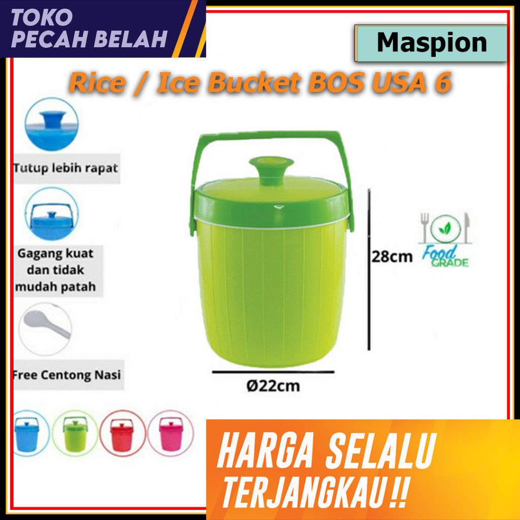 Ice Bucket / rice bucket/ bos USA 6 - Rice Bucket Maspion