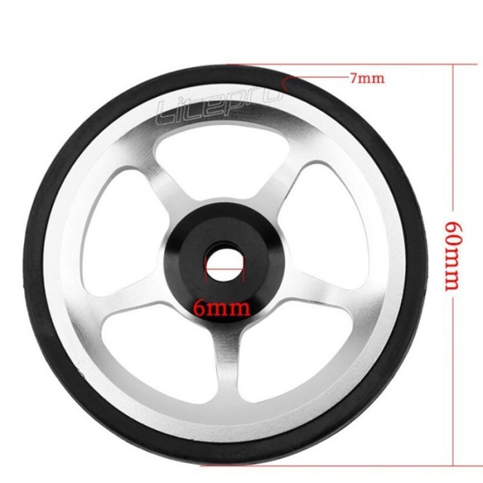 For Sale Litepro 2 Pcs Easy Wheel Seli Sepeda Lipat Trifold Pikes 3Sixty Original