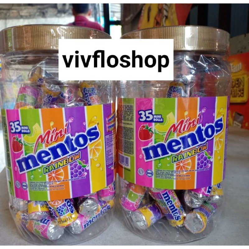 

Permen Mentos ni Roll (Fruits/ Buah) Kemasan Toples isi 35 pcs