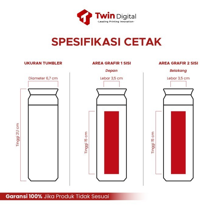 Ready Custom Tumbler Japan Led Grafir - Souvenir Botol Kado Termos Cek Suhu New Original