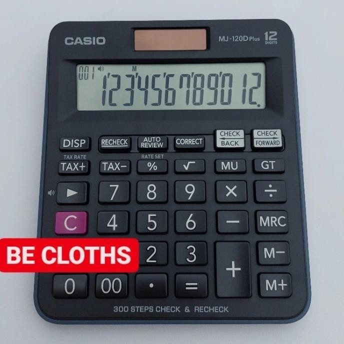 

Kekinian Casio MJ-120D Plus Kalkulator Meja Office check correct MJ 120D ,.