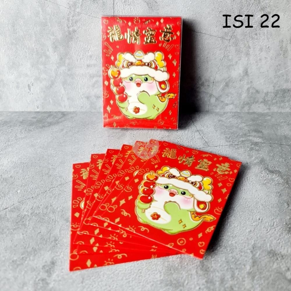 

Promo Akhir Tahun Angpao Imlek Naga 2024 Isi 22 Lembar 3D Premium Pendek Xyn 3D Shio Naga Angpau Ampau Hongbao Kartun Grosir Murah Tebal Motif Karakter Berkualitas Bahan Terbaik Big Sale