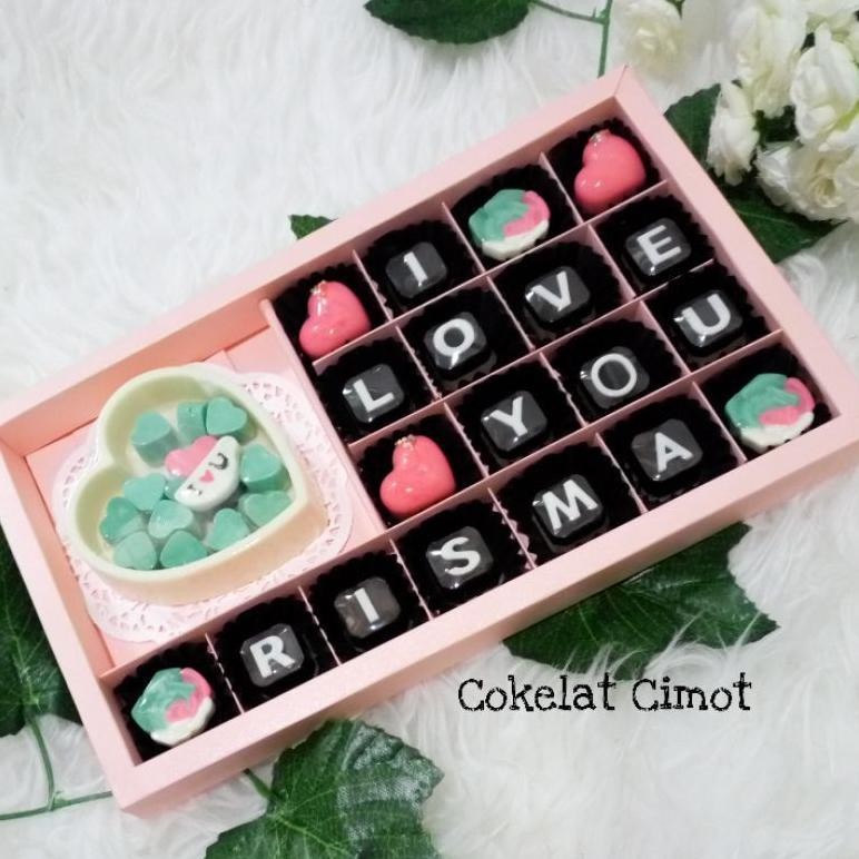 

Flash Sale Custom Coklat Box Kado Valentine - Coklat Valentine - Cokelat Custom Valentine Box - Coklat Custom Kado Promo