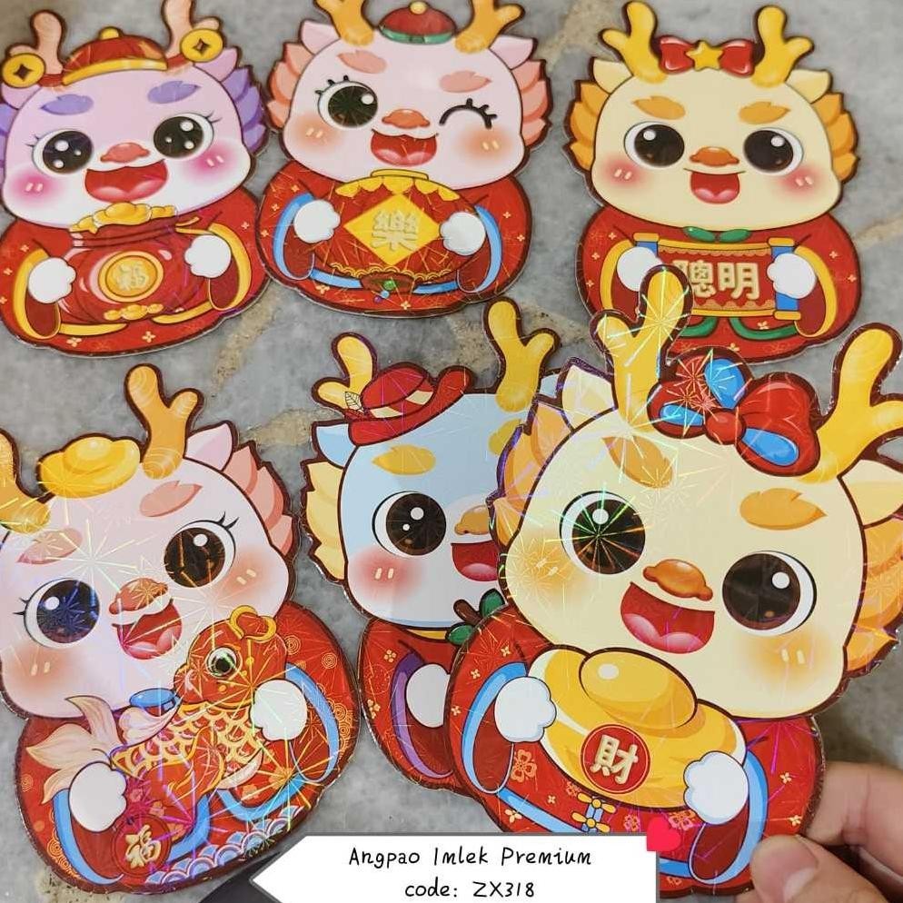 

Big Sale Angpao Premium Imlek 2024 Shio Naga /Angpao Naga 3D Premium Tebal /Hongbao 3D Shio Naga 2024 /Angpao Lunar New Year Sale