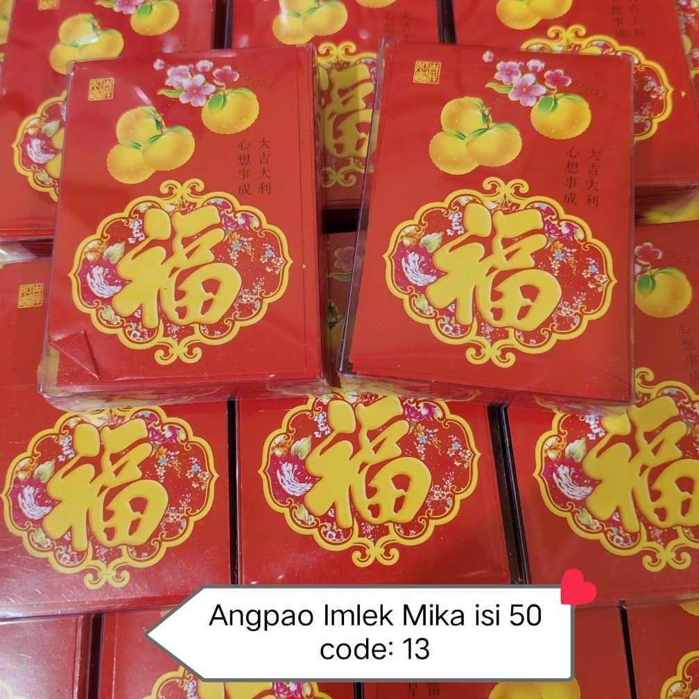 

Diskon Besar Angpao Imlek Isi 50/ Angpao Mika Isi 50 Chinese New Year/Hong Pao Shio Naga Isi 50 Big Sale