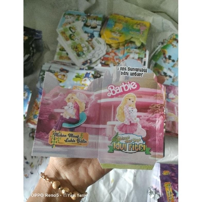 

Promo Akhir Tahun Amplop Lebaran Viral Motif Kartun/Karakter 1Bendel 1000 Lmbr Free Plastik Blm Di Lem Diskom