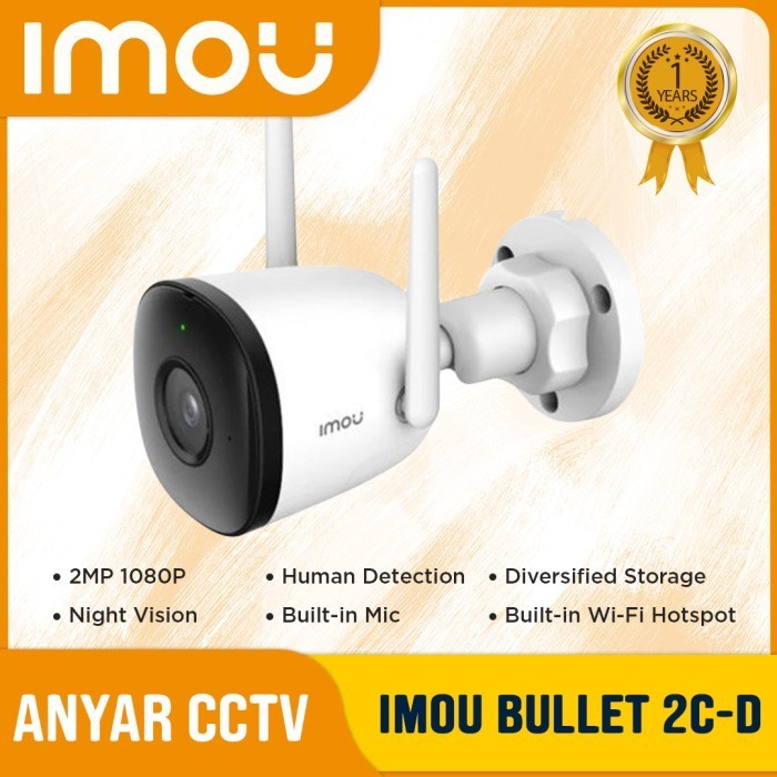 IMOU BULLET 2C CCTV WIRELESS 1080P CCTV IMOU IP CAMERA