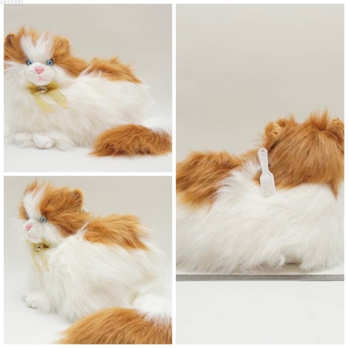 BONEKA KUCING LUCU IMPORT - FREE SISIR KUCING