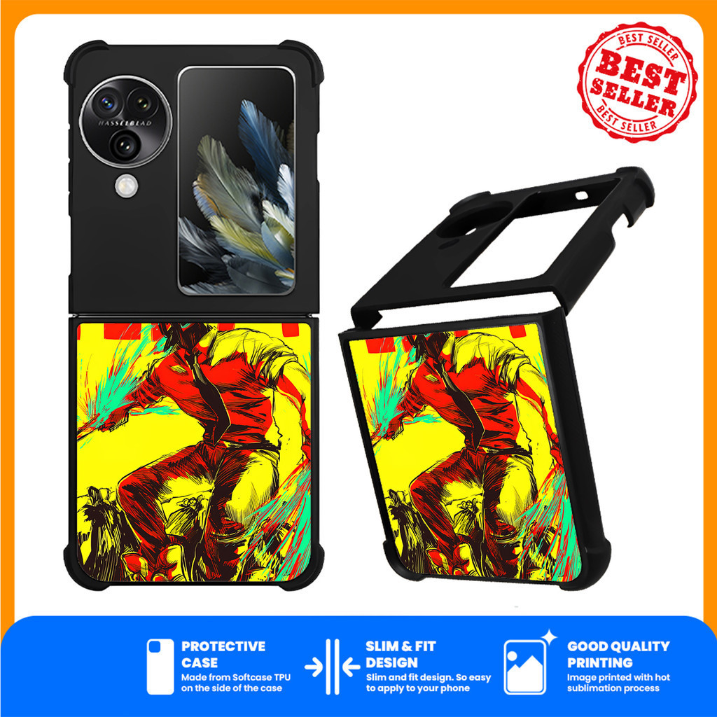 Case Casing Oppo N3 Flip Chainsaw Man Anime YL1133