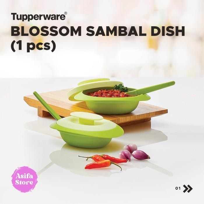 TUPPERWARE BLOSSOM SAMBAL DISH (1PCS) - TEMPAT SAMBAL CANTIK MODERN