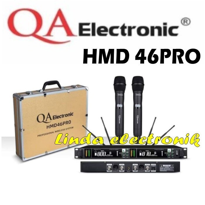 MICROPHONE WIRELESS QA ELECTRONIC HMD 46 PRO ORIGINAL BY RDW