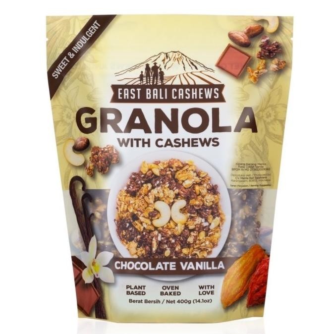 

East Bali Cashews Granola Chocolate Vanilla 400Gr