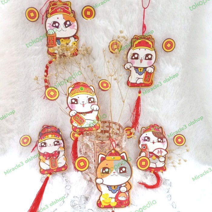 

gantungan angpao lucky cat / gantungan angpao lucu Bellvin Store