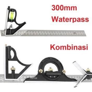 

Penggaris Siku L Waterpass Kombinasi Square Ruler Sudut Presisi Air