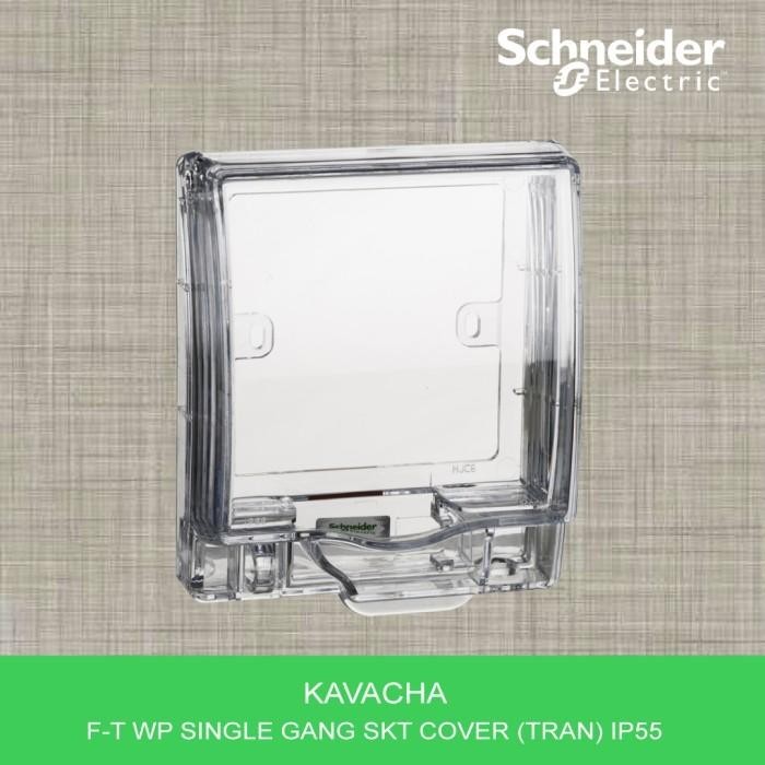 SCHNEIDER PENUTUP STOP KONTAK TRANSPARAN KAVACHA - E223R_TR