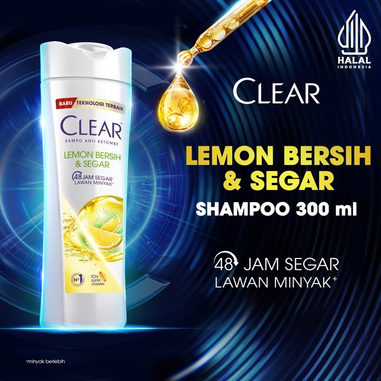 Promo Harga Clear Shampoo Lemon Fresh 320 ml - Shopee