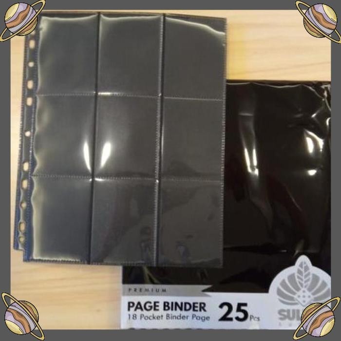 

[FLE] SULTAN PREMIUM BINDER PAGE 18 POCKET 25CT SHEET ALBUM KARTU