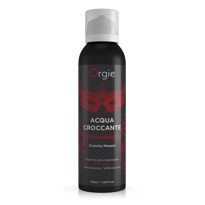 ORGIE ACQUA CROCCANTE STRAWBERRY EFFERVESCENT MASSAGE FOAM PRODUK BAHAN BERKUALITAS TINGGI 