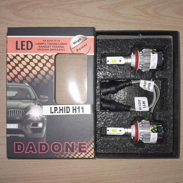 LAMPU BOHLAM HEADLAMP LED DADONE(H1 - H4 - H7 - H11(1WRN) - H11(3WRN))