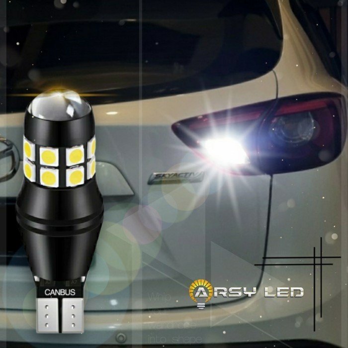 LAMPU LED MUNDUR T15 T16 W16W MOBIL MAZDA CX5 CX3 MAZDA2 CX-5 CX-3