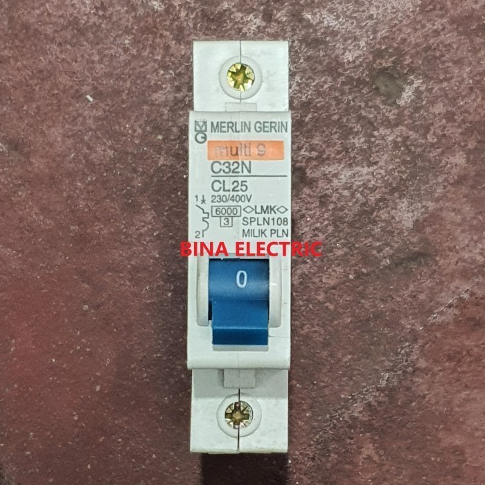 Update MCB Multi9/Multi 9 Merlin Gerin C32N CL32 32A 1P Pala Biru