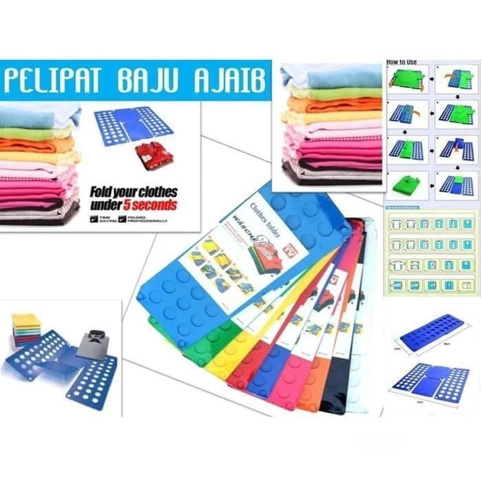 Alat Lipat Pakaian / Alat Lipat Baju / Alat Lipat Kaos