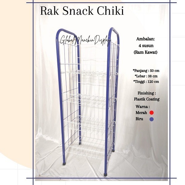 Rak Snack Chiki Warung Minimalis