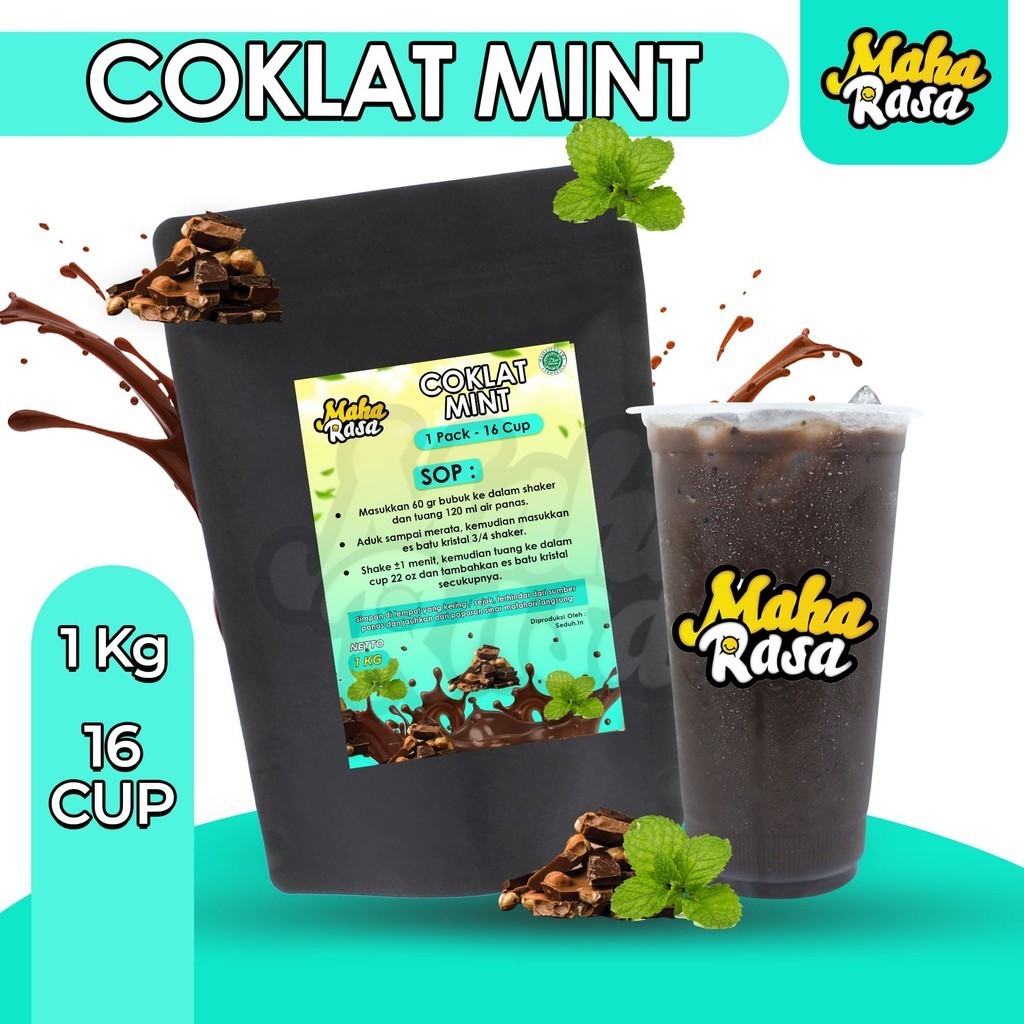 

MAHA RASA - Coklat Mint Bubuk Minuman Instan (1 KG)