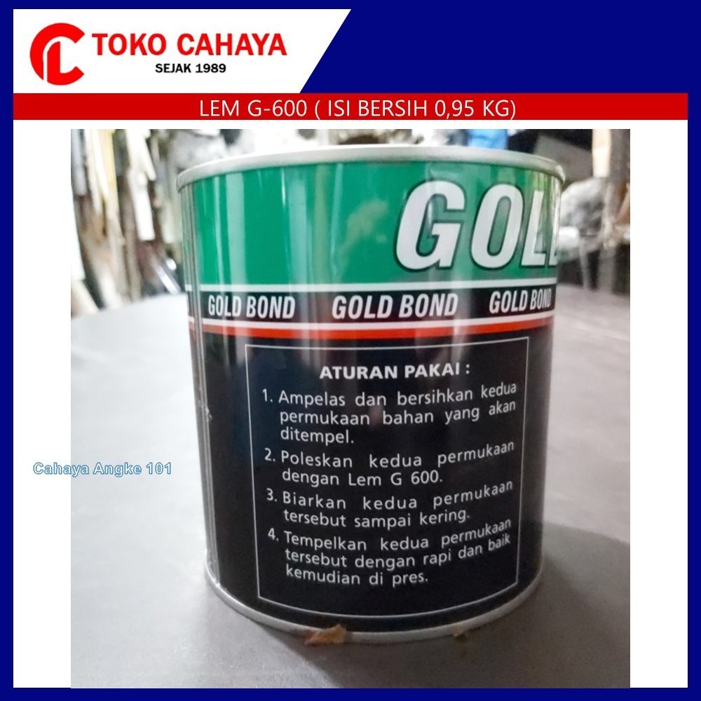 Lem G600 1Kg Utk Kulit, Busa, Spon Eva