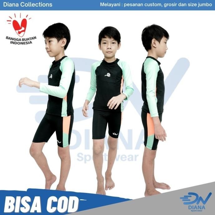 baju setelan renang anak laki laki | baju renang anak panjang