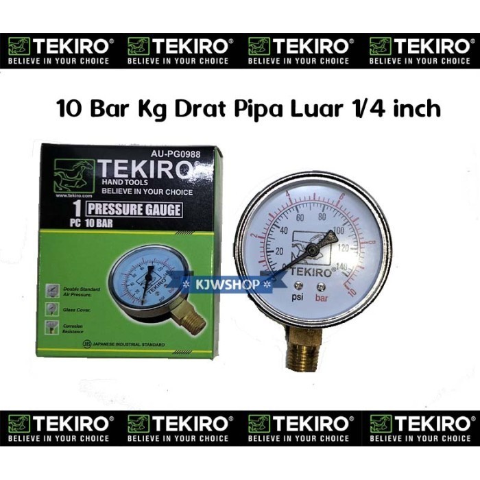 Manometer 10 Bar Tekiro