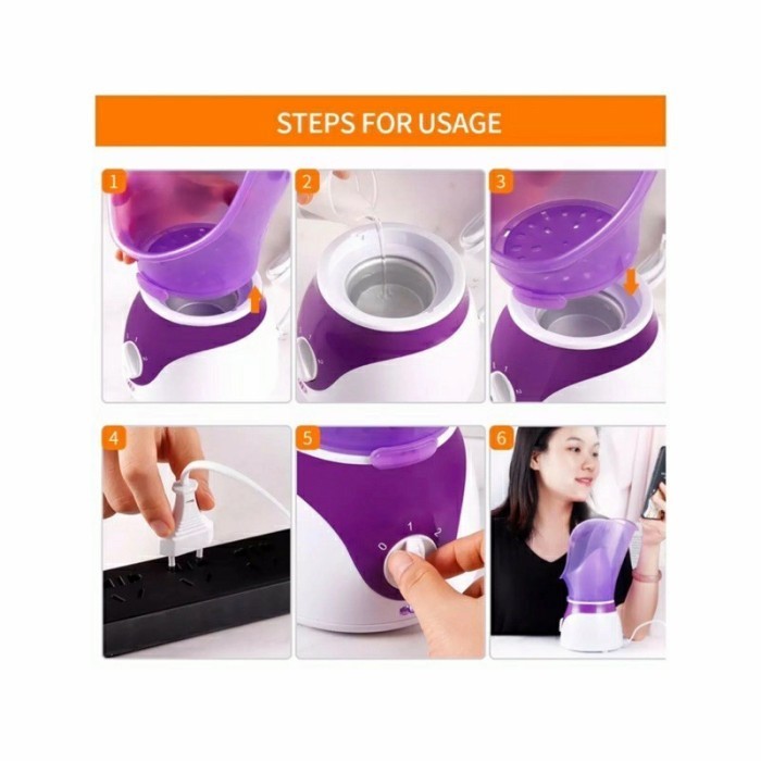 Steamer Wajah Portable / Uap Wajah Portable / Uap Wajah Mini / Portabl
