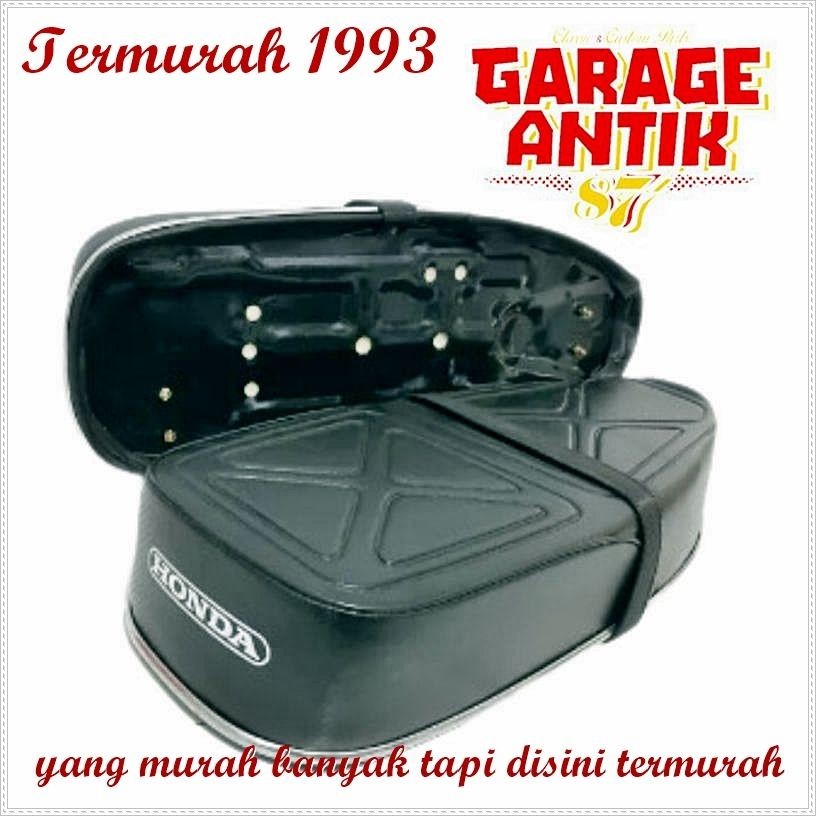Jok c70 kulit pres jok pitung bekjul racing karbon anti gembos Sparepart Motor Jadul