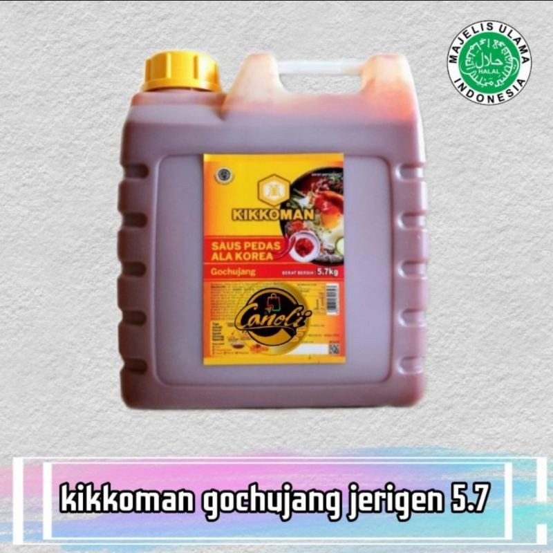 

Kikkoman Gochujang jerigen sauce 5.7/sauce/saus pedas ala korea