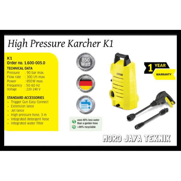 Karcher K1 High Pressure Cleaner