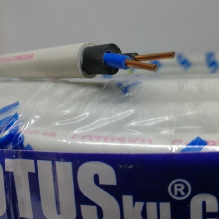 Kabel Listrik LOTUSku NYM 2x2.5 50 y yard LOTUS 2x2,5 bukan 50 m meter