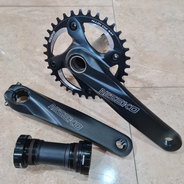 CRANKSET SINGLE NISEKO 34T 34 RAZE MXL CRANK SET MTB MXL SYTE HT2