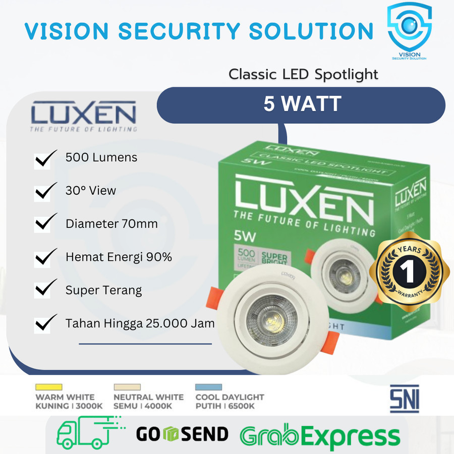 Luxen LED Classic Spotlight 5 Watt