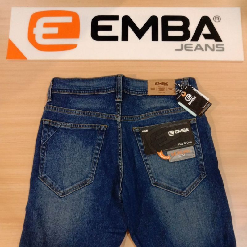 NEW LAUNCHING TERMURAH CELANA JEANS Emba Jeans Morgan Slim Original art 61711204 & 201 Celana Jeans