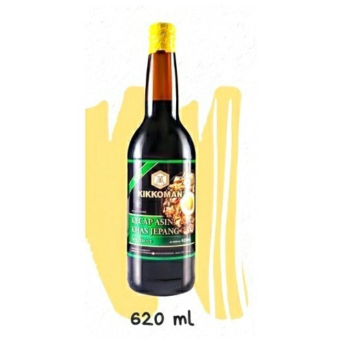 

Kikkoman Halal Soy Sauce Kecap Asin Jepang Shoyu Jepang 620Ml