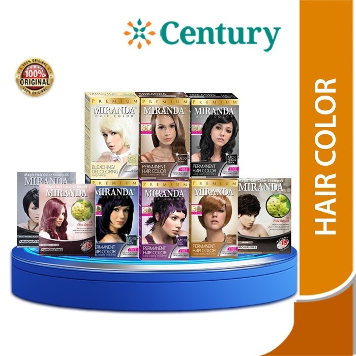 Miranda Permanent Hair Colour Bleaching / Hair Color Brown / Dark Brown / Black / Red / Purple