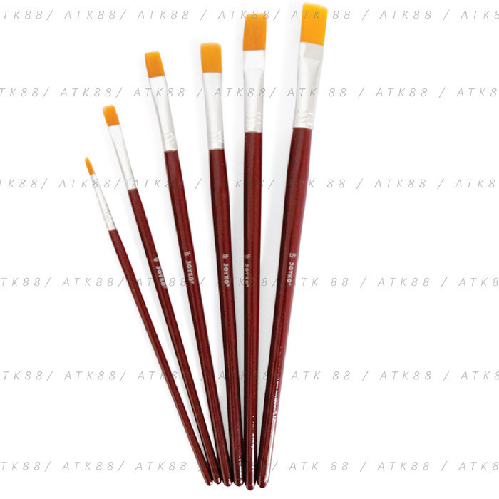 

Terlaris Kuas Lukis / Brush Joyko Set Br-4 Flat Promo Terbaru