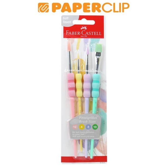 

Terlaris Kuas Lukis / Brush Faber Castell Grip Set 481620 Pastel Promo Terbaru