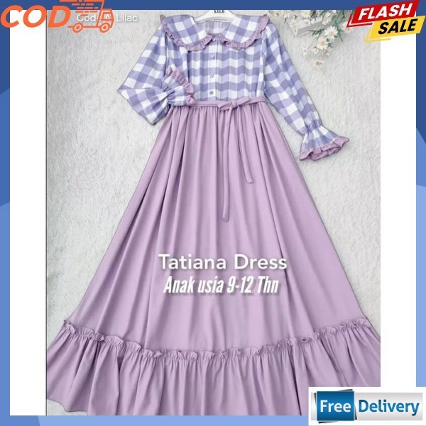 0 Tatiana Dress Gamis Anak Tanggung Terbaru Baju Muslim Anak Baju Gamis Kore Style