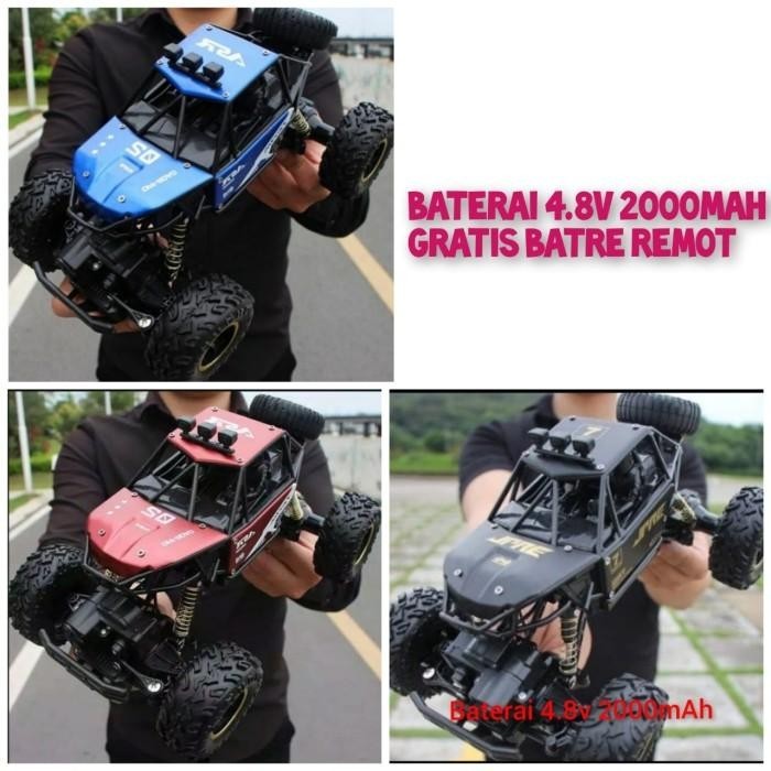 MAINAN MOBIL REMOT RC METAL RACING 2.4GHZ KELUAR ASAP KNALPOT DRIFT ON