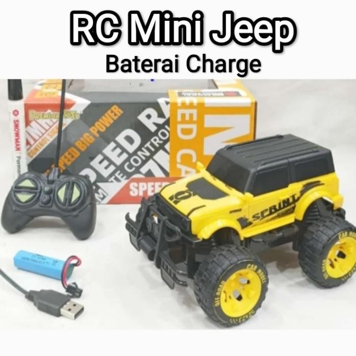 MINI RC CAR MODEL OFFROAD JEEP MONSTER BELUM 4WD