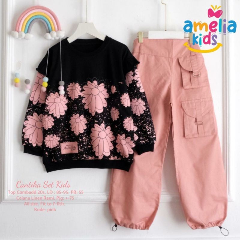 ciyoko set kids ORI Amelia kids /cantika kids fashion