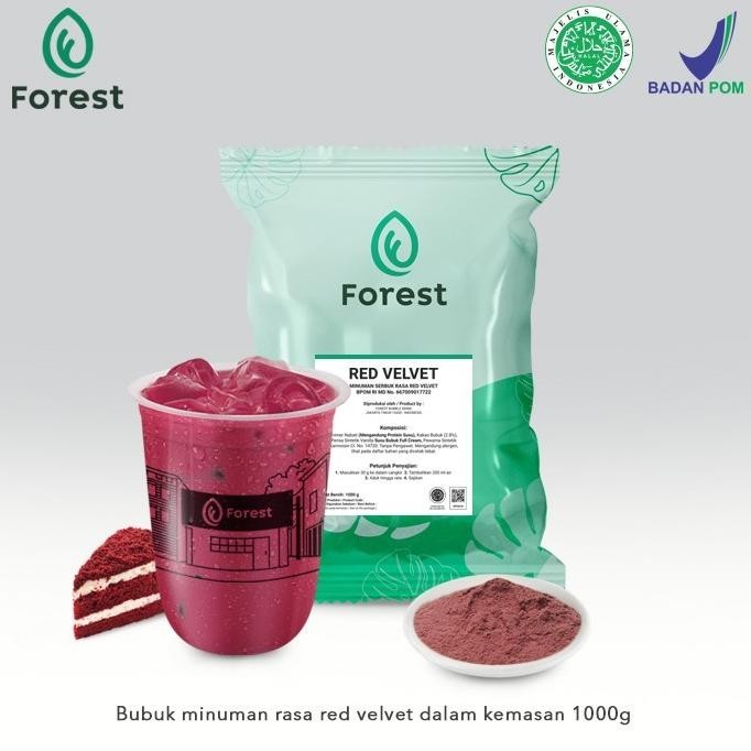 

Bubuk Minuman Red Velvet Powder - Forest Bubble Drink