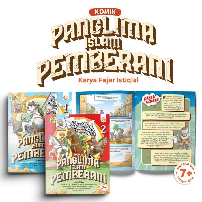 

Komik Anak - 1 Set Komik Panglima Islam Pemberani