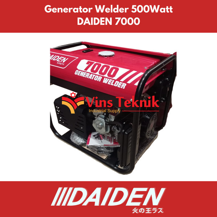 Genset Las Generator Welder Daiden 7000 5000 Watt Bensin Original Termurah